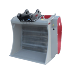 Ковш просеивающий Profbreaker PBDS10 на Экскаватор-погрузчик Lonking 83C