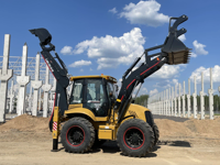 Экскаватор погрузчик Профессионал PB388H, Колесный экскаватор, Экскаватор на колесном ходу ТД Профессионал