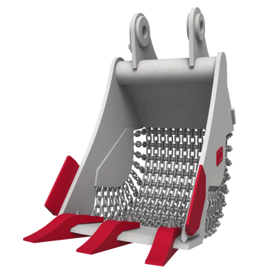 Ковш сетчатый TB-mesh-07.35 для экскаватора-погрузчика