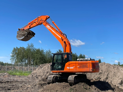 Экскаватор Профессионал PB225N, Габаритный экскаватор Профессионал, Гусеничный экскаватор Профессионал