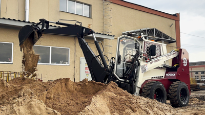 Купить мини-погрузчик Профессионал, ПМ-1000, Мини-погрузчик с бортовым поворотом