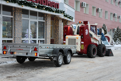 Купить мини-погрузчик Профессионал, ПМ-1000, Мини-погрузчик с бортовым поворотом