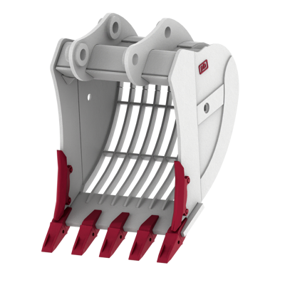Ковш просеивающий для полноповоротных экскаваторов