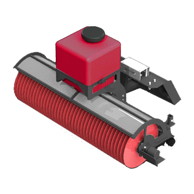 Щетка дорожная для мини-погрузчика (с водяным бачком)