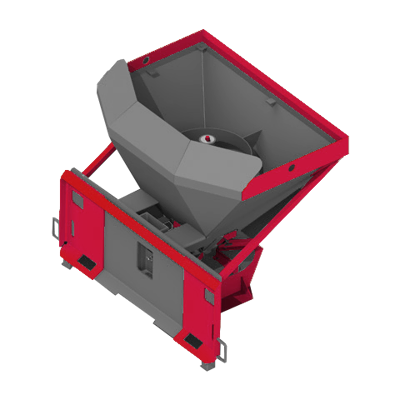 Песко-солеразбрасыватель для мини-погрузчика