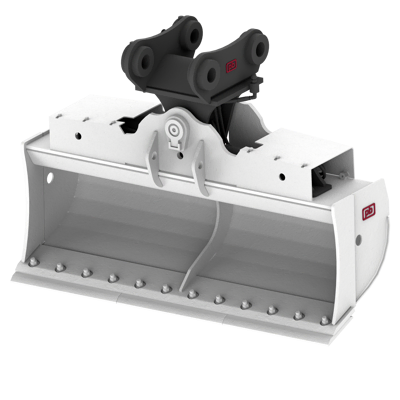 Ковш планировочный для полоноповоротных экскаваторов с гидроцилиндрами поворота