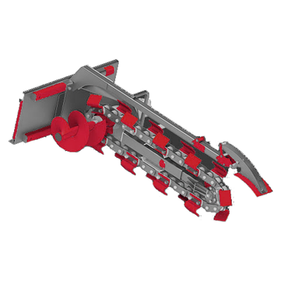 Траншеекопатель для мини-погрузчика